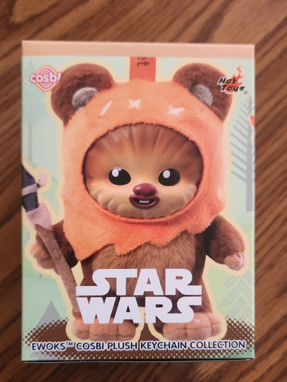 Star Wars Ewok Plush Keychain Mystery Box By COSBI X DISNEY
